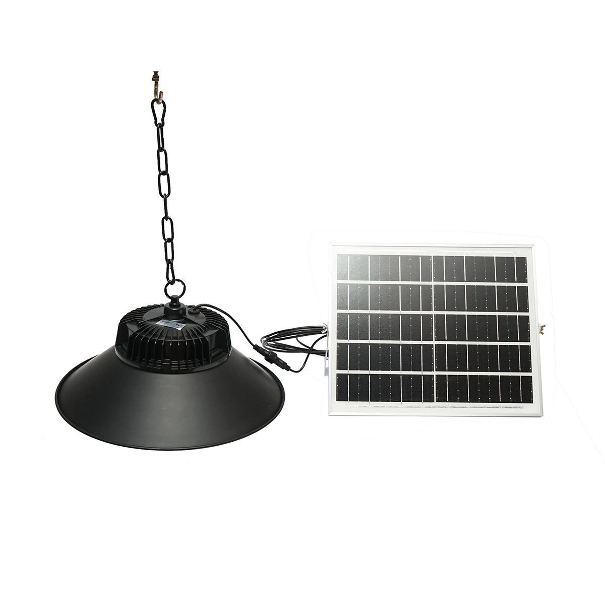 Lampa LED 100W, 6500K cu panou solar policristalin 16W, baterie LifePO4 3.2V/15Ah si telecomanda IP65 Breckner Germany